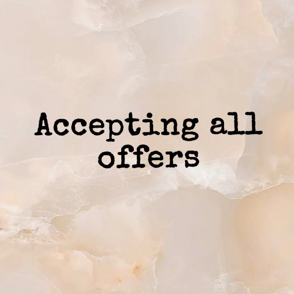 Please make offers on products you like . Bundle to save ❤️